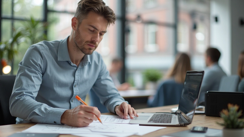 Blog artikel lay-out met grote artikel titel, leesbaarheid-optimale kolombreedte, en duidelijke secties gescheiden door witruimte