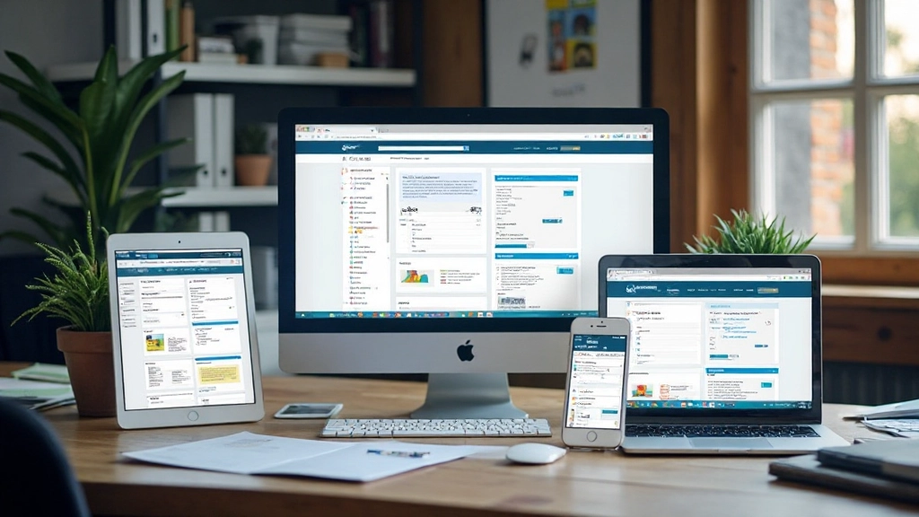 Responsive webdesign layout demonstraties op verschillende apparaten